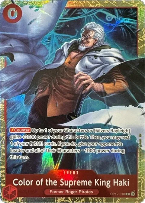 Color of the Supreme King Haki Premium Card Collection -6 assort vol.1- OP12-018 One Piece card from One Piece Promotion Cards