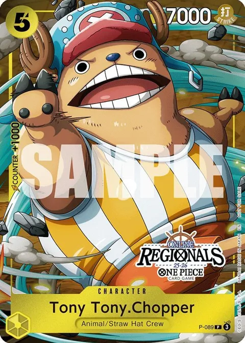 Tony Tony.Chopper Online Regional Participation Pack 2025 Vol.2 P-089 One Piece card from One Piece Promotion Cards