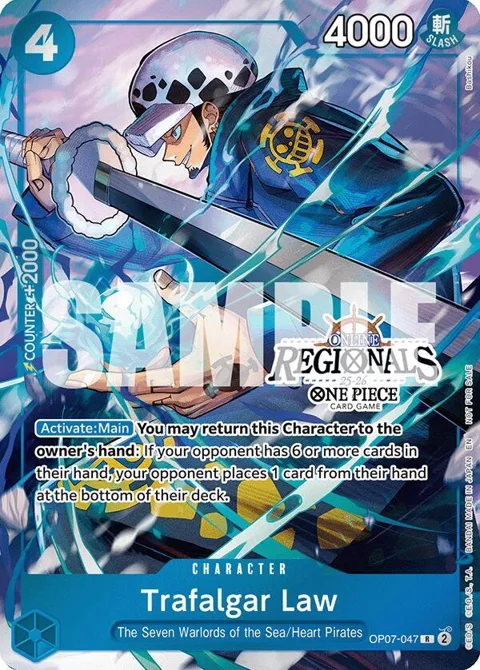 Trafalgar Law Online Regional Participation Pack 2025 Vol.2 OP07-047 One Piece card from One Piece Promotion Cards