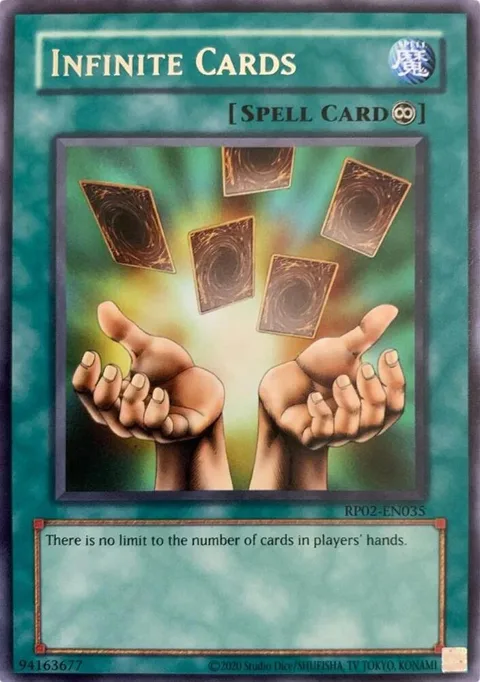 Infinite Cards RP02-EN035 Yu-Gi-Oh card from Retro Pack 2 (2020 Date Reprint)