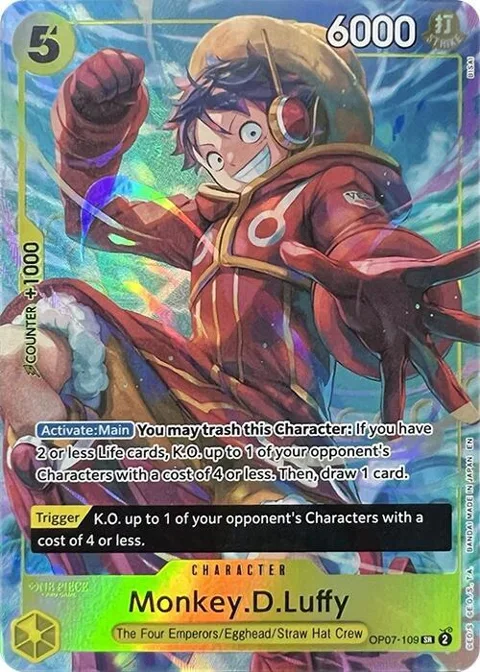 Monkey.D.Luffy Illustration Box Vol.3 OP07-109 One Piece card from One Piece Promotion Cards