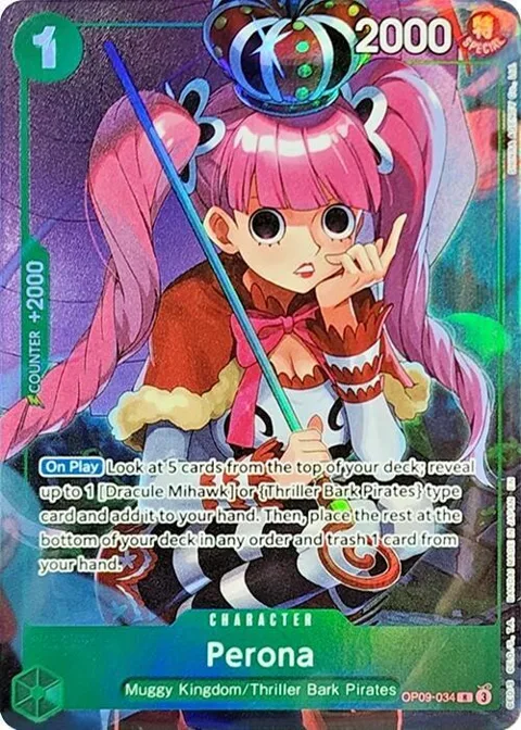 Perona Illustration Box Vol.4 OP09-034 One Piece card from One Piece Promotion Cards