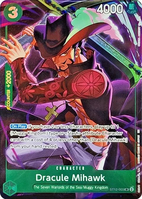 Dracule Mihawk Illustration Box Vol.4 ST12-003 One Piece card from One Piece Promotion Cards