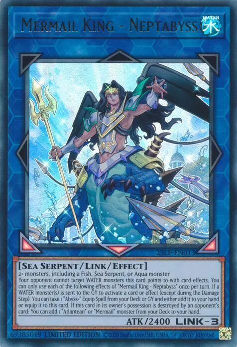 Mermail King - Neptabyss 25LP-EN013 Yu-Gi-Oh card from Limited Pack World Championship 2025