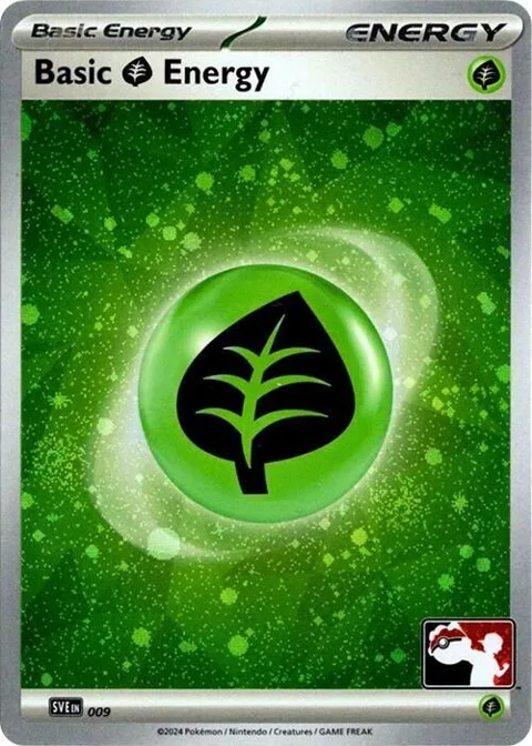 Basic Grass Energy - 009 Cosmos Holo #009 Holofoil Pokémon card from Prize Pack Series Cards