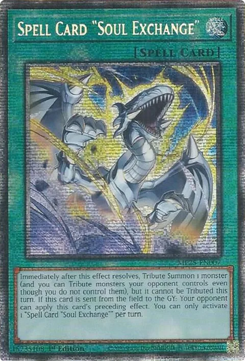 Spell Card "Soul Exchange" MP25-EN007 Yu-Gi-Oh card from 2025 Mega-Pack