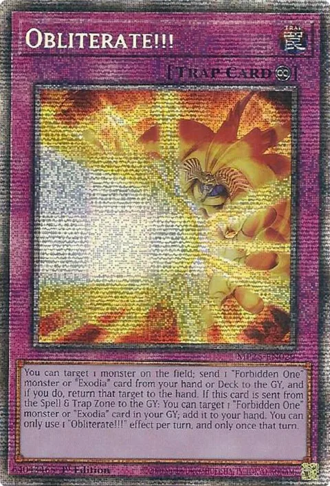 Obliterate!!! MP25-EN029 Yu-Gi-Oh card from 2025 Mega-Pack