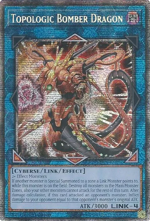 Topologic Bomber Dragon MP25-EN030 Yu-Gi-Oh card from 2025 Mega-Pack