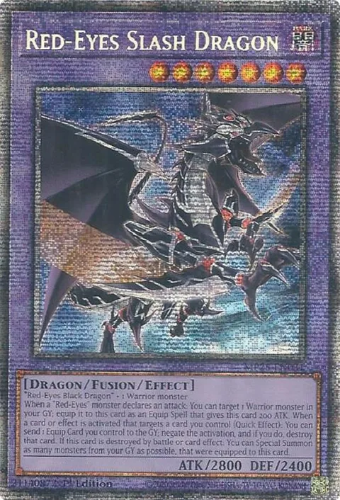Red-Eyes Slash Dragon MP25-EN031 Yu-Gi-Oh card from 2025 Mega-Pack