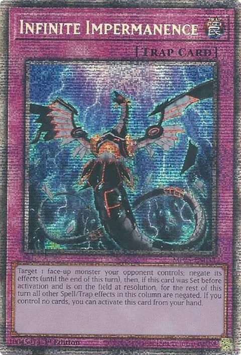 Infinite Impermanence MP25-EN032 Yu-Gi-Oh card from 2025 Mega-Pack