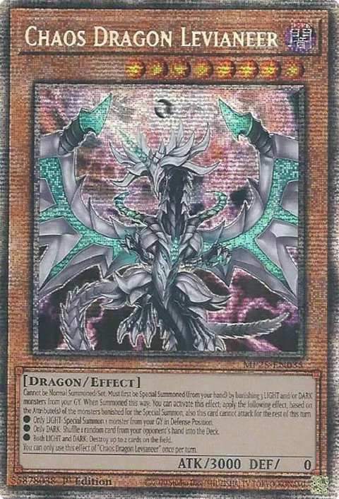 Chaos Dragon Levianeer MP25-EN035 Yu-Gi-Oh card from 2025 Mega-Pack