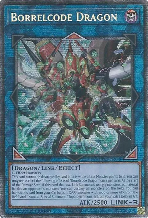 Borrelcode Dragon MP25-EN040 Yu-Gi-Oh card from 2025 Mega-Pack
