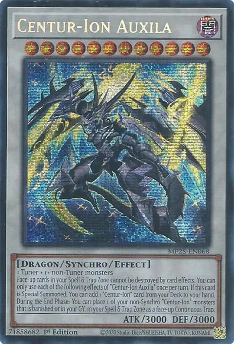 Centur-Ion Auxila MP25-EN068 Yu-Gi-Oh card from 2025 Mega-Pack