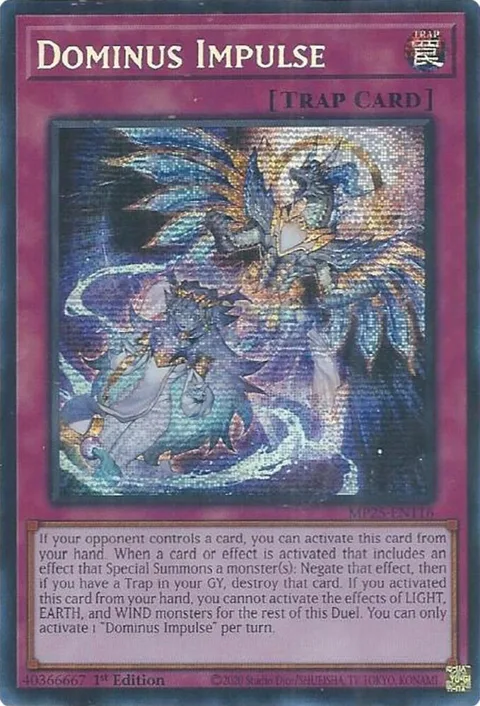 Dominus Impulse MP25-EN116 Yu-Gi-Oh card from 2025 Mega-Pack