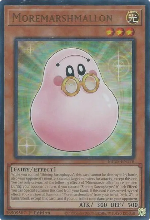Moremarshmallon MP25-EN178 Yu-Gi-Oh card from 2025 Mega-Pack