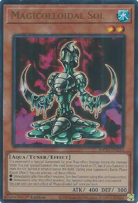 Magicolloidal Sol MP25-EN233 Yu-Gi-Oh card from 2025 Mega-Pack