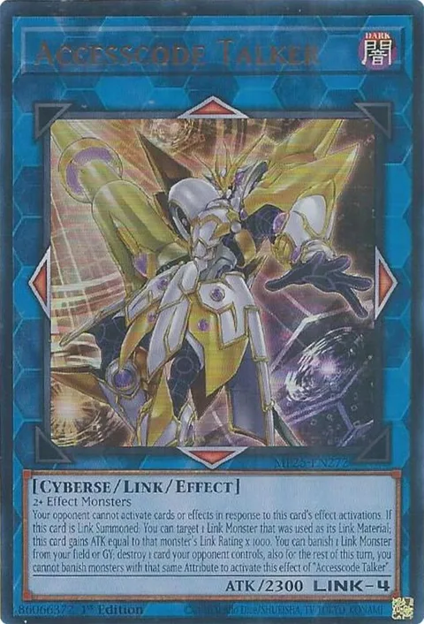 Accesscode Talker MP25-EN272 Yu-Gi-Oh card from 2025 Mega-Pack