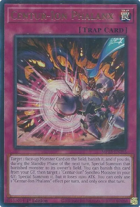 Centur-Ion Phalanx MP25-EN295 Yu-Gi-Oh card from 2025 Mega-Pack