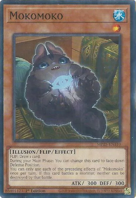 Mokomoko MP25-EN310 Yu-Gi-Oh card from 2025 Mega-Pack