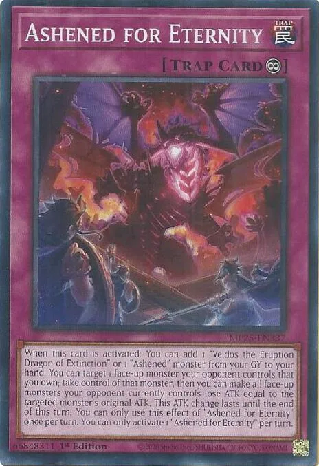 Ashened for Eternity MP25-EN337 Yu-Gi-Oh card from 2025 Mega-Pack