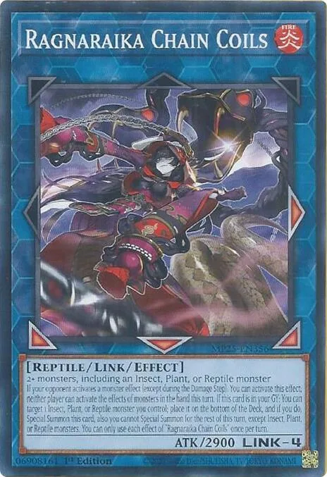 Ragnaraika Chain Coils MP25-EN356 Yu-Gi-Oh card from 2025 Mega-Pack