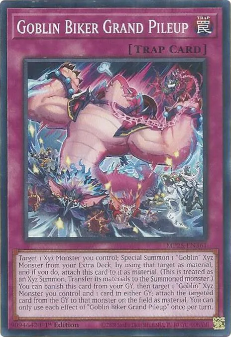 Goblin Biker Grand Pileup MP25-EN361 Yu-Gi-Oh card from 2025 Mega-Pack