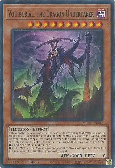 Vouiburial, the Dragon Undertaker MP25-EN369 Yu-Gi-Oh card from 2025 Mega-Pack