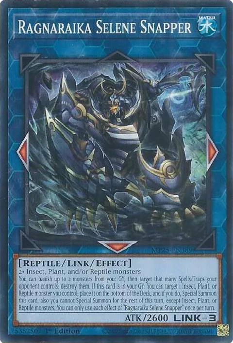 Ragnaraika Selene Snapper MP25-EN389 Yu-Gi-Oh card from 2025 Mega-Pack