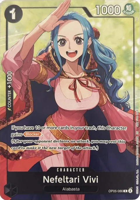 Nefeltari Vivi Welcome Pack Vol. 2 OP05-086 One Piece card from One Piece Promotion Cards