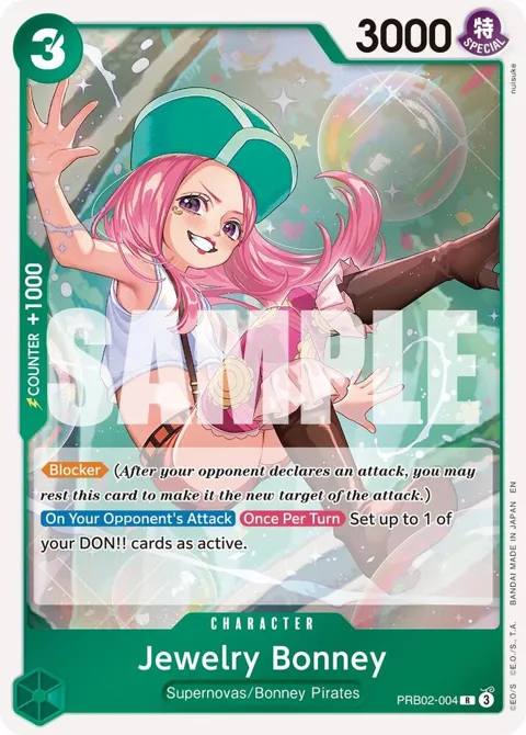 Jewelry Bonney PRB02-004 One Piece card from Premium Booster -The Best- Vol. 2