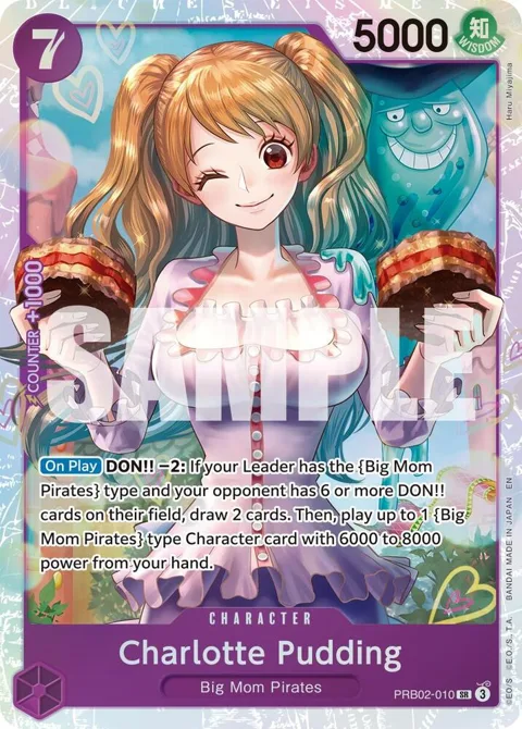 Charlotte Pudding PRB02-010 One Piece card from Premium Booster -The Best- Vol. 2