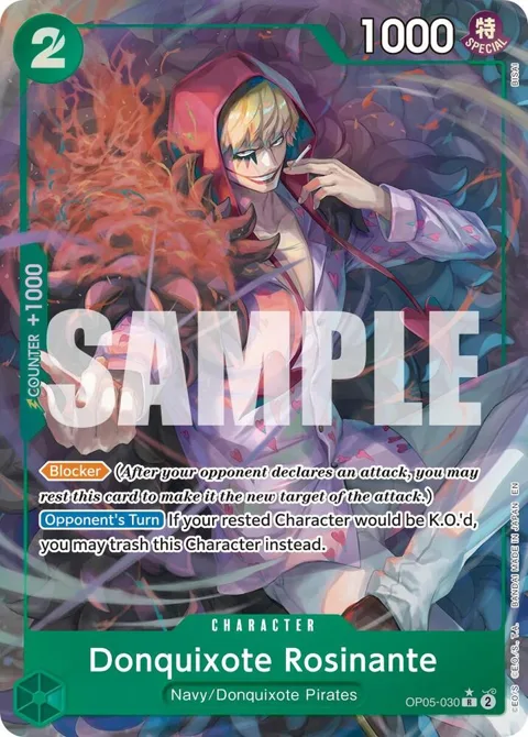 Donquixote Rosinante Alt Art OP05-030 One Piece card from Premium Booster -The Best- Vol. 2