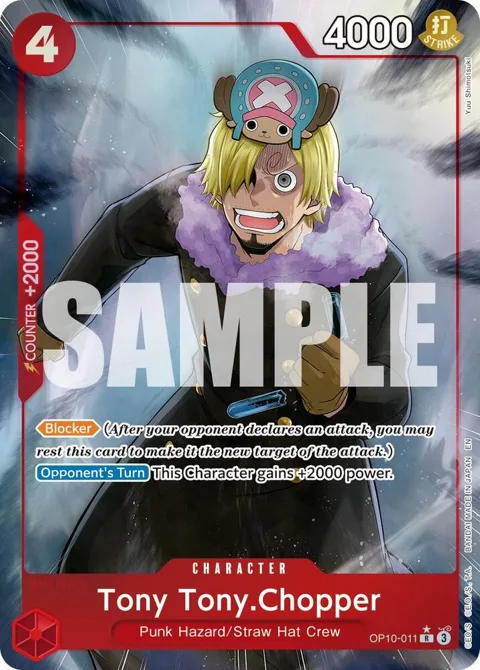 Tony Tony.Chopper Alt Art OP10-011 One Piece card from Premium Booster -The Best- Vol. 2