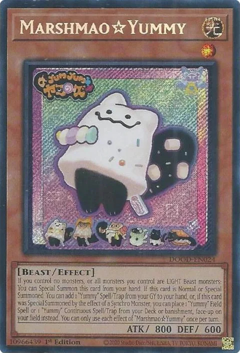 MarshmaoYummy DOOD-EN024 Yu-Gi-Oh card from Doom of Dimensions