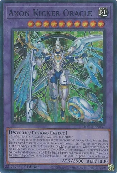 Axon Kicker Oracle DOOD-EN037 Yu-Gi-Oh card from Doom of Dimensions