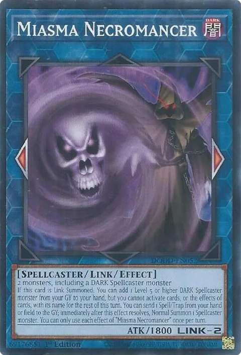 Miasma Necromancer DOOD-EN052 Yu-Gi-Oh card from Doom of Dimensions