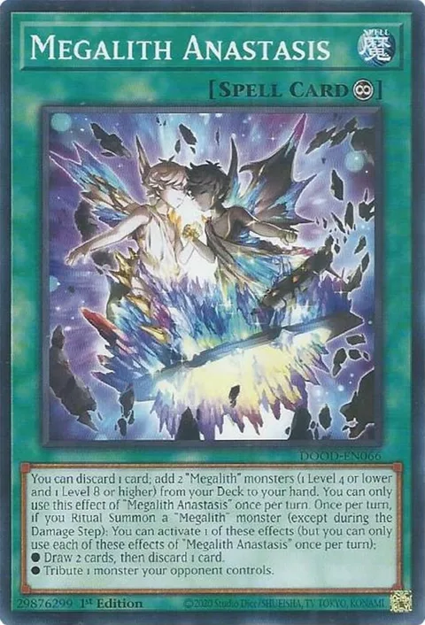 Megalith Anastasis DOOD-EN066 Yu-Gi-Oh card from Doom of Dimensions