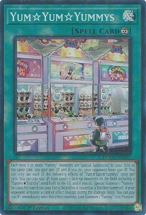 YumYumYummys DOOD-EN067 Yu-Gi-Oh card from Doom of Dimensions