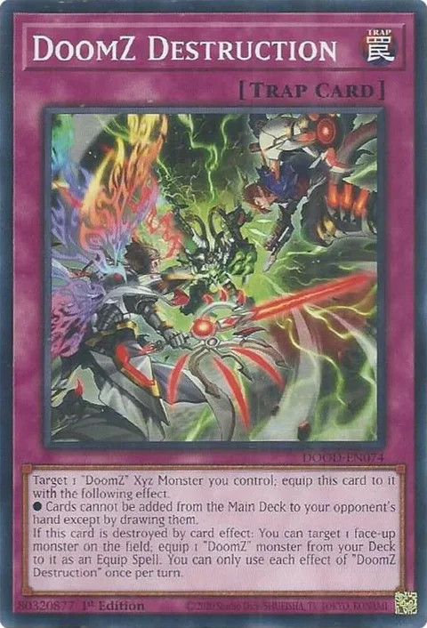 DoomZ Destruction DOOD-EN074 Yu-Gi-Oh card from Doom of Dimensions