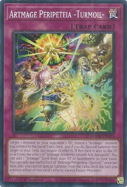 Artmage Peripeteia -Turmoil- DOOD-EN075 Yu-Gi-Oh card from Doom of Dimensions