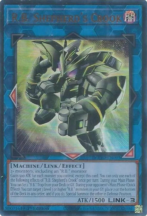 R.B. Shepherd's Crook DOOD-EN093 Yu-Gi-Oh card from Doom of Dimensions