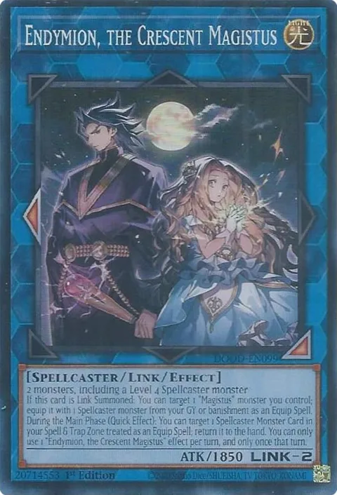Endymion, the Crescent Magistus DOOD-EN099 Yu-Gi-Oh card from Doom of Dimensions