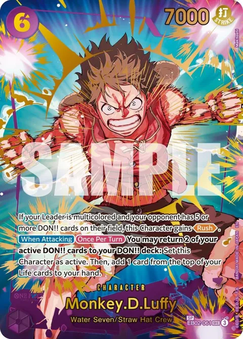 Monkey.D.Luffy SP EB02-061 One Piece card from Premium Booster -The Best- Vol. 2