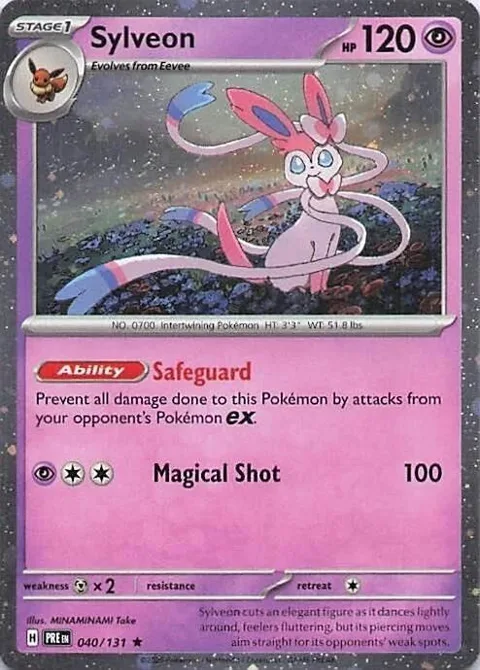 Sylveon - 040/131 Cosmos Holo #040/131 Holofoil Pokémon card from Miscellaneous Cards & Products