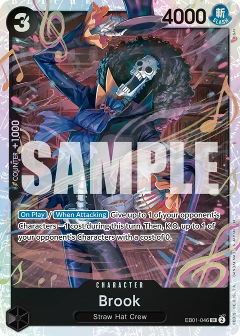 Brook Reprint EB01-046 One Piece card from Premium Booster -The Best- Vol. 2
