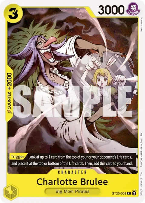 Charlotte Brulee Reprint ST20-003 One Piece card from Premium Booster -The Best- Vol. 2