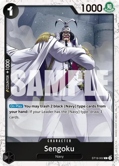Sengoku Pirate Foil ST19-002 One Piece card from Premium Booster -The Best- Vol. 2