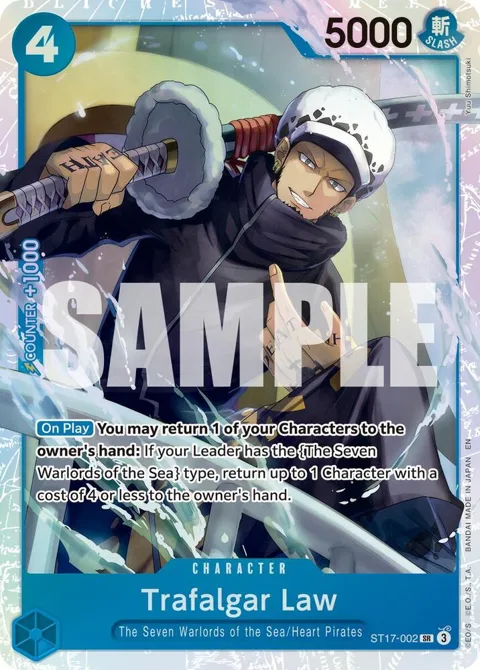Trafalgar Law Reprint ST17-002 One Piece card from Premium Booster -The Best- Vol. 2