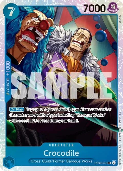 Crocodile Reprint OP09-046 One Piece card from Premium Booster -The Best- Vol. 2