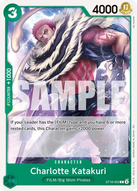 Charlotte Katakuri Reprint ST16-003 One Piece card from Premium Booster -The Best- Vol. 2